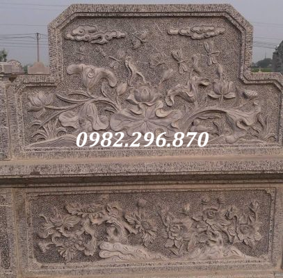Hình ảnh mặt sau lăng thờ tam sơn