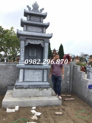 Lăng thờ đá đơn ba đao đẹp nhất hiện nay