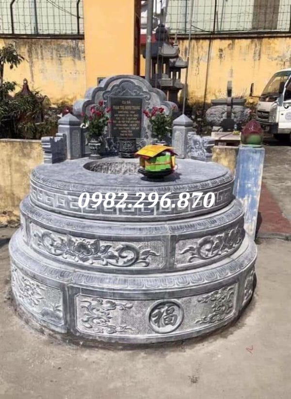 mộ tròn đá-mẫu mộ tròn hiện đại