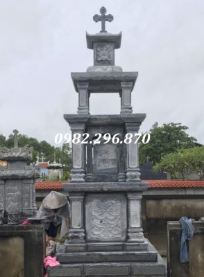 Mộ đạo bằng đá lắp đặt hoàn thiện tại Hà Nam