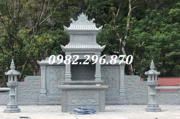 Mẫu lăng thờ đá long đình đá đẹp nhất 2023
