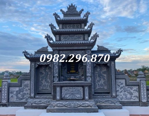 35+ mẫu lăng thờ đá, long đình đá đẹp nhất 2023